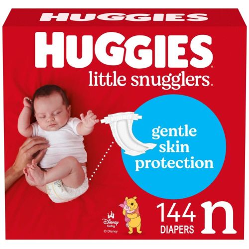 Huggies Little Snugglers Diapers - Newborn - 144ct