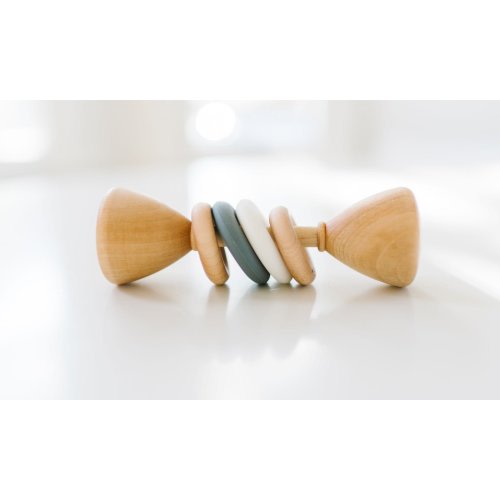 Color Block Classic Baby Rattle