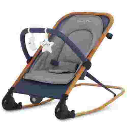 Dream on Me Portable 2-in-1 Baby Bouncer and Stationary Seat for Newborn Infants - Soothing Comfort