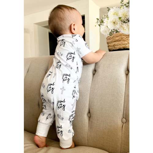 Jesus is King Cross & Crown Bodysuit – OUR HOUSE ABOVE