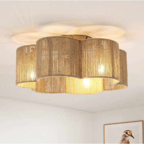 Everly Quinn 20.9" Boho Caged Ceiling Fan With Light Kit And Remote Control & Reviews | Wayfair