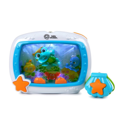 Baby Einstein Sea Dreams Soother Musical Crib Toy and Sound Machine, Newborn and up