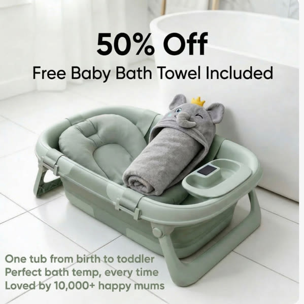 TinyTub - Foldable baby bath