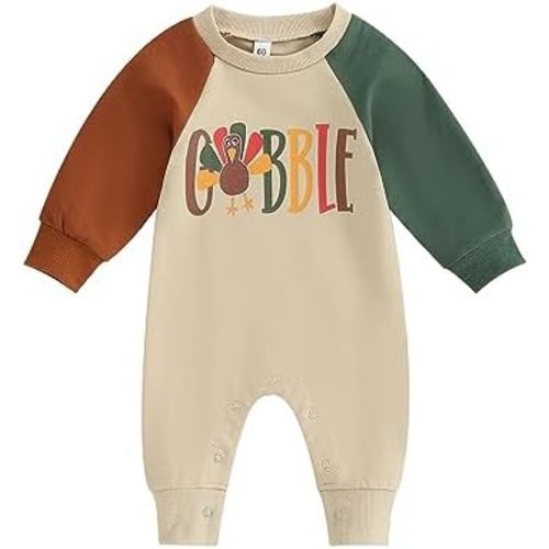 Halloween Baby Boy Girl Outfit Pumpkin Long Sleeve Onesie Romper Jumpsuit Halloween Clothes Girl Boy