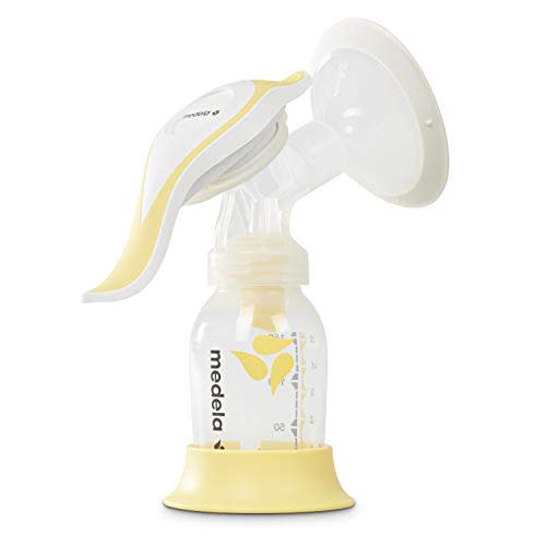 Medela Manual breast pump with Flex Shields Harmony Single Hand for More Comfort and Expressing More Milk