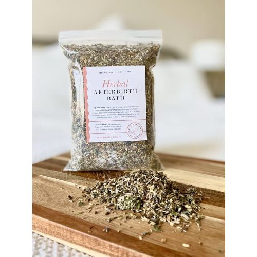 Herbal Postpartum Bath by in His Hands. 12 Ounces of Handmade Soothing Herbs and Sea Salt for Postpartum. Healing, Relaxing, Soothing Bath for Postpartum Recovery.
