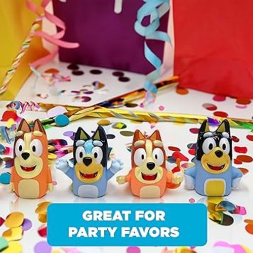 Bluey Jumbo Finger Puppets, 4 Piece