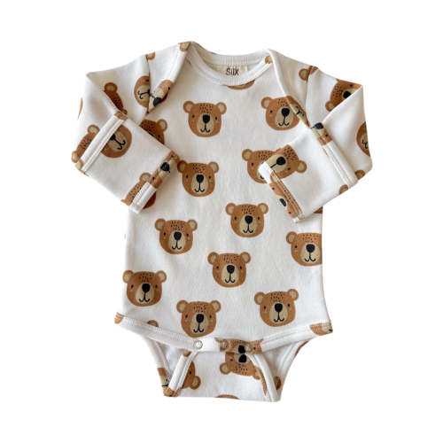 Baby Bear / Organic Long Sleeve Bodysuit