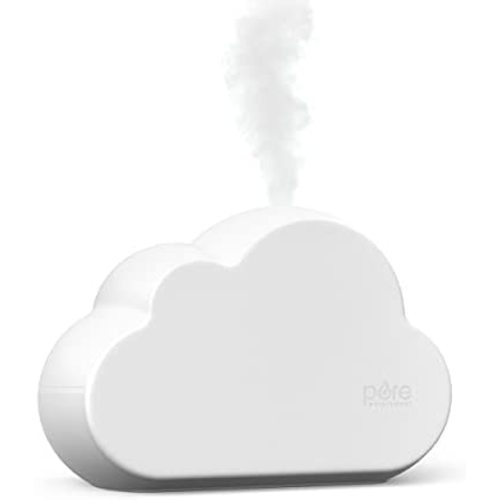 Pure Enrichment MistAire Cloud - Ultrasonic Cool Mist Humidifier Lasts Up to 24 Hours, 8-Color Night Light for Child or Baby, Variable Mist, Whisper-Quiet Operation for Nursery or Bedroom, BPA Free