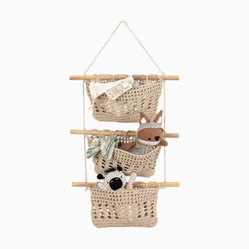 Crane Baby 3-Tier Toy Hanging Wall Storage Organizer