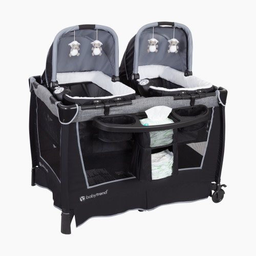 Baby Trend Retreat Twins Nursery Center - Quarry