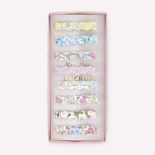 Meri Meri x Liberty Wavy Hair Clips (x 8)