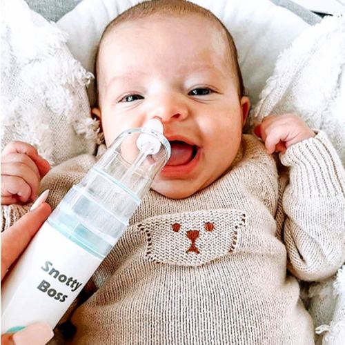 Snotty Boss Nasal Aspirator - The ultimate baby motorised washable snot sucker | Snotty Noses