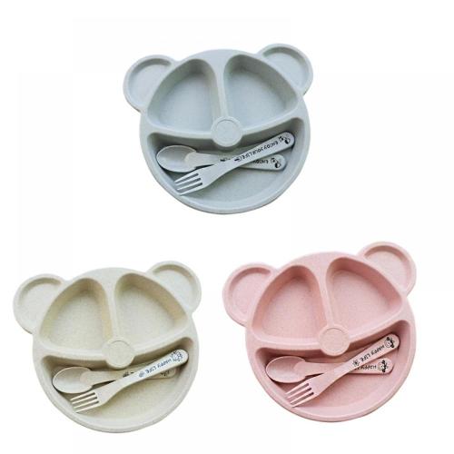 Divided Plates with Deep Sides for Easy Baby, Toddler, Child Feeding,Pack of 1