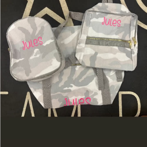Gumdrop Bag with baby name
