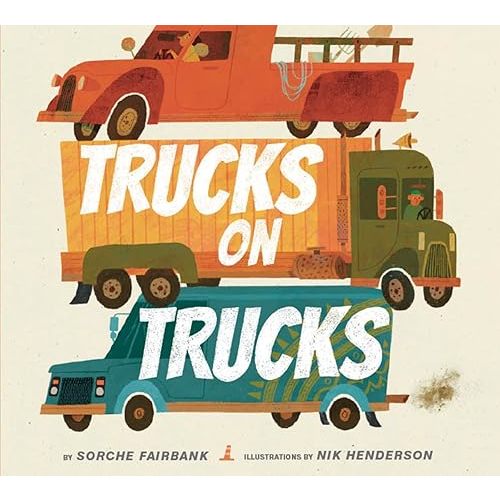 Trucks on Trucks Hardcover – Picture Book, May 17, 2022