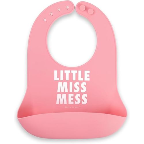 Bella Tunno Wonder Bib – Waterproof Silicone Bibs for Boys & Girls, Non-toxic & BPA Free Silicone Baby Bibs & Toddler Bibs