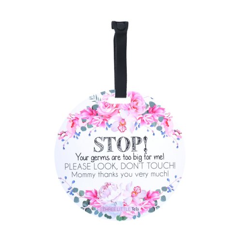 Stop Germs Too Big For Me Flower Tag
– Three Little Tots
