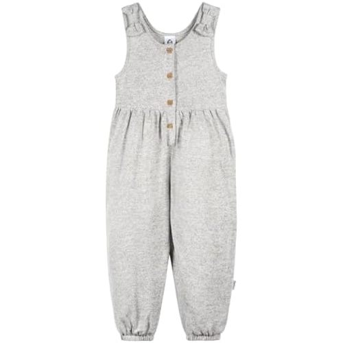 Gerber Baby Girls' Toddler Sleeveless Romper Jumpsuit