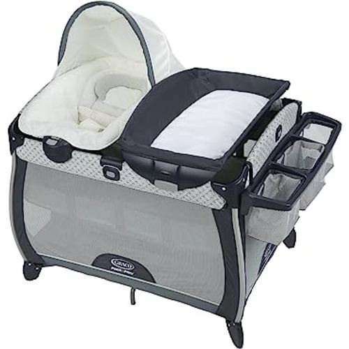 Graco Pack 'n Play Playard Quick Connect Portable Seat Deluxe, McKinley