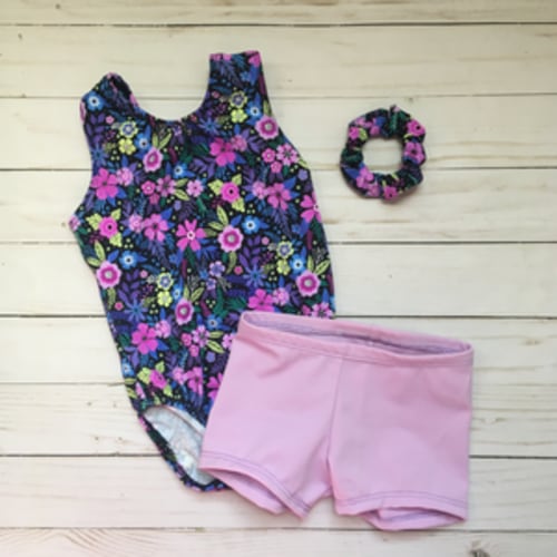 Lil' Bitty Preschool Gymnastics Leotard & Short Sets