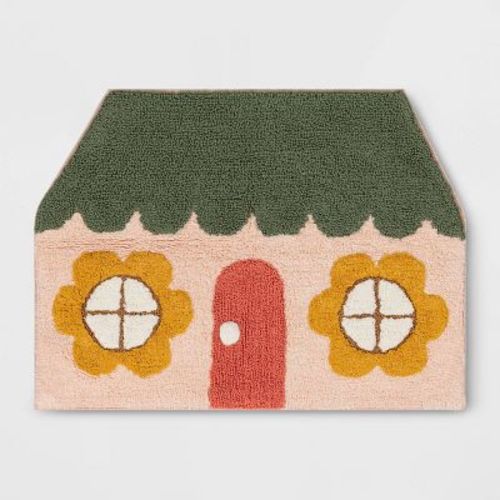 House Shaped Kids' Accent Rug - Pillowfort™
