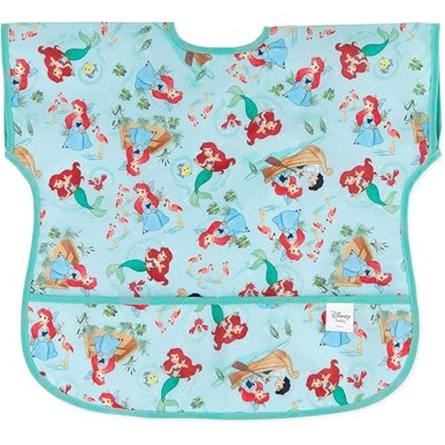 Bumkins Bibs - Toddler Bibs, Waterproof, Large for 1-3 Years, Short Sleeve