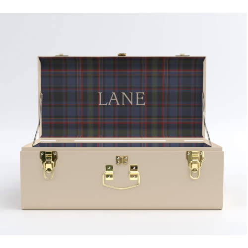 Petite Trunk - Limited Edition Beige - PK Plaid / Embroidery