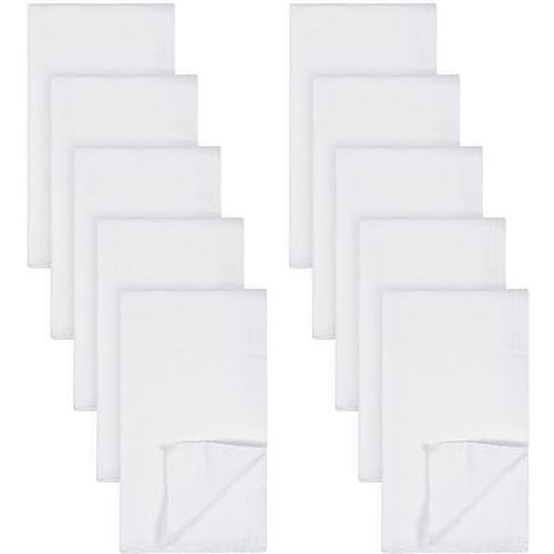 Gerber 10 Pack Flatfold Birdseye Diaper