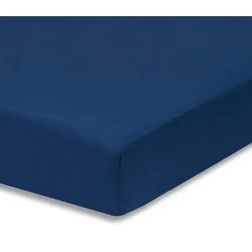 Everyday Kids Fitted Crib Sheet, 100% Soft Breathable Microfiber Baby Sheet, Fits Standard Size Crib Mattress 28in x 52in, Navy Nursery Sheet