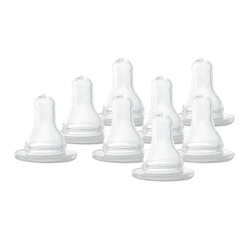 Evenflo Classic Nipples, Slow Flow 0-3 months 4 ea (Pack of 2)