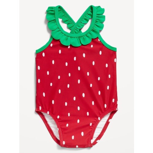 Ruffled One-Piece Swimsuit for Baby