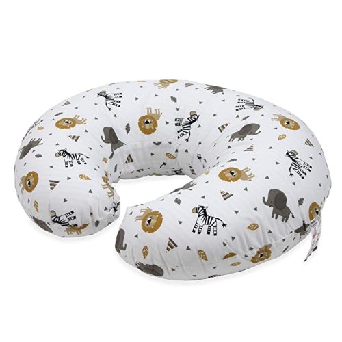 Nuby Support Pod Infant Breastfeeding Support Pillow by Dr. Talbot's, Zoo Animal Print