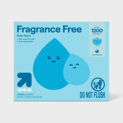 Fragrance Free Personal Baby Wipes - 12pk/1200ct - Up&up™