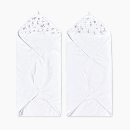 Aden + Anais Essentials Hooded Towels (2 Pack) - Country Floral