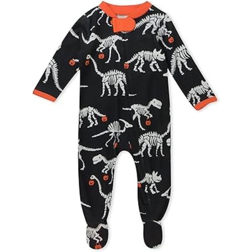 HonestBaby Celebration Sleep & Play Footed One-Piece Pajama Sleeper 100% Organic Cotton
