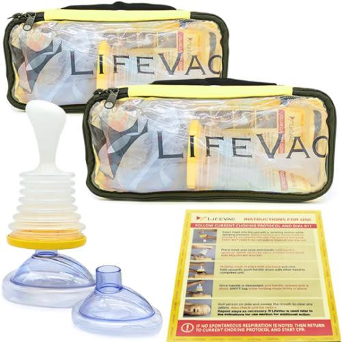 LifeVac Toddler and Adult Choking First Aid Device