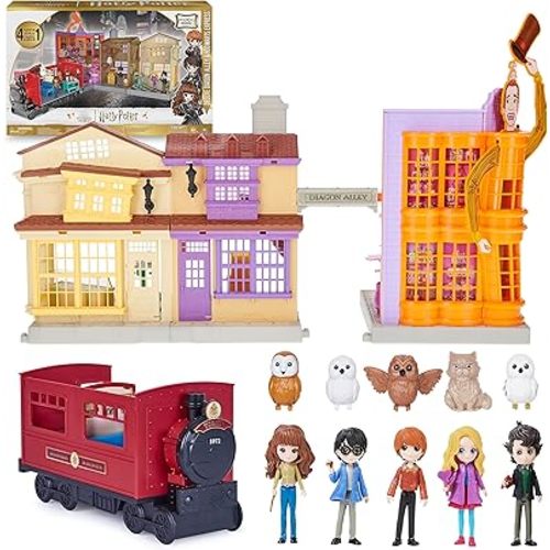 Wizarding World Harry Potter Amazon Exclusive Deluxe Diagon Alley, Ages 5+