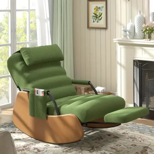 nursery glider rocking chair manual rocker soft - Temu