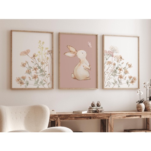 Bunny Nursery Prints, size 16 x 20