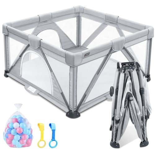 Foldable Baby Playpen, Portable Play Yard BP03