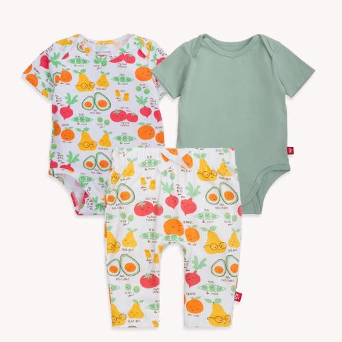 lettuce be friends cloudstretch™ magnetic bodysuit + pants | 3 set – Magnetic Me