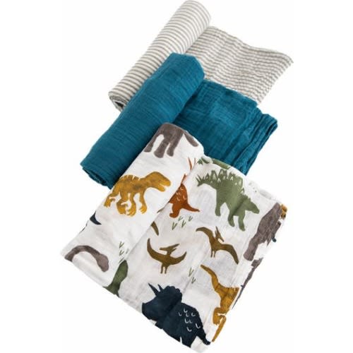3-Pack Cotton Muslin Swaddle Blankets