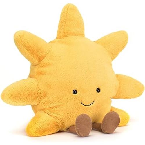 Jellycat Amuseables Sun Stuffed Toy, Huge 18 inches | Sun Plush | Fun Gift Idea