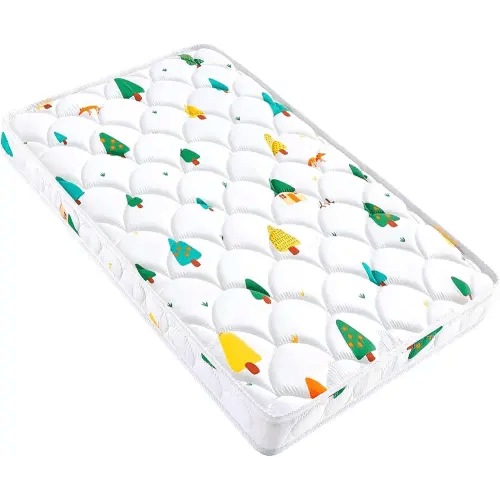 Baby Bassinet Mattress 33 x 20 inches- Firm Support and Comfort Premium Foam,Noiseless and Odorless,Hypoallergenic Small Crib Mattress, Fits Moses Basket, Dual Sided with Soft Breathable Fabric