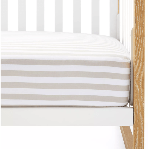 Beach Club Stripe Crib Sheet | Serena and Lily