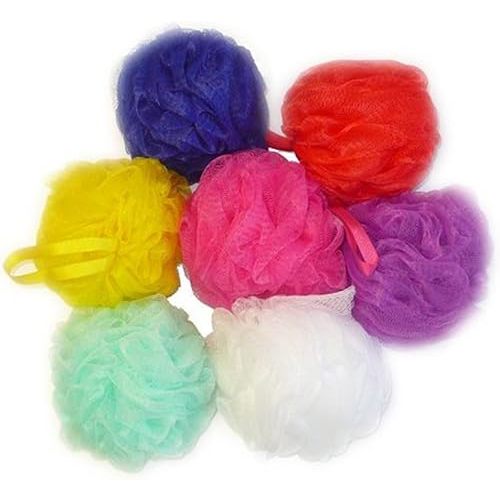Aquasentials Mini Kid Mesh Bath Puff Sponge (8 Pack)