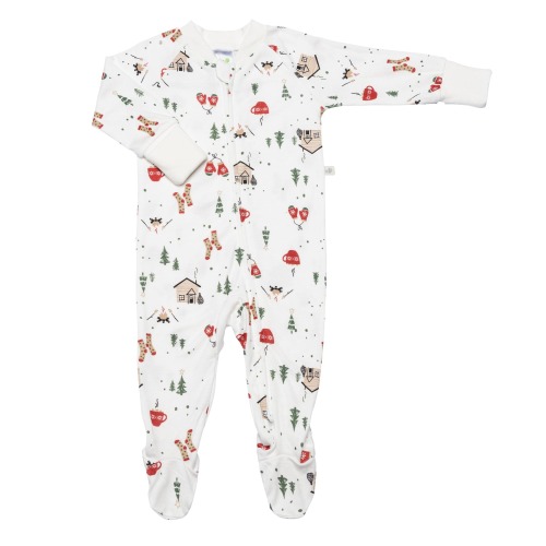 Bamboo baby sleeper - Xmas Cottage