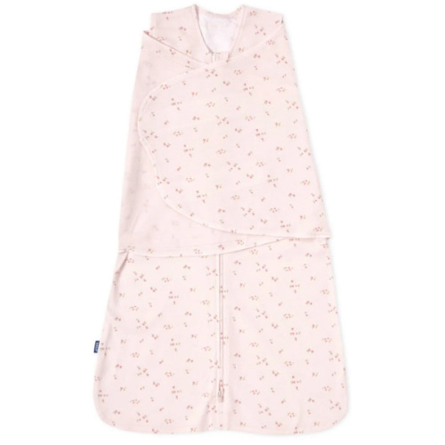 Pink Floral Cotton Swaddle Newborn | HALO
