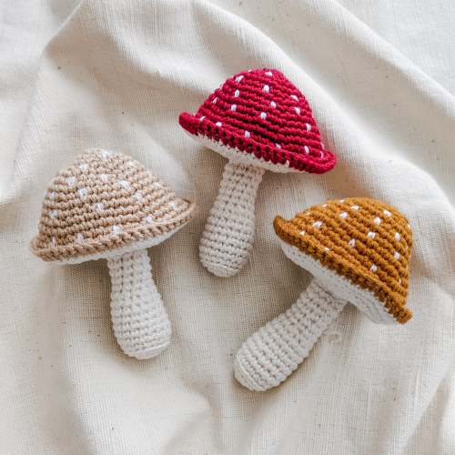 Mustard Mushroom Rattle